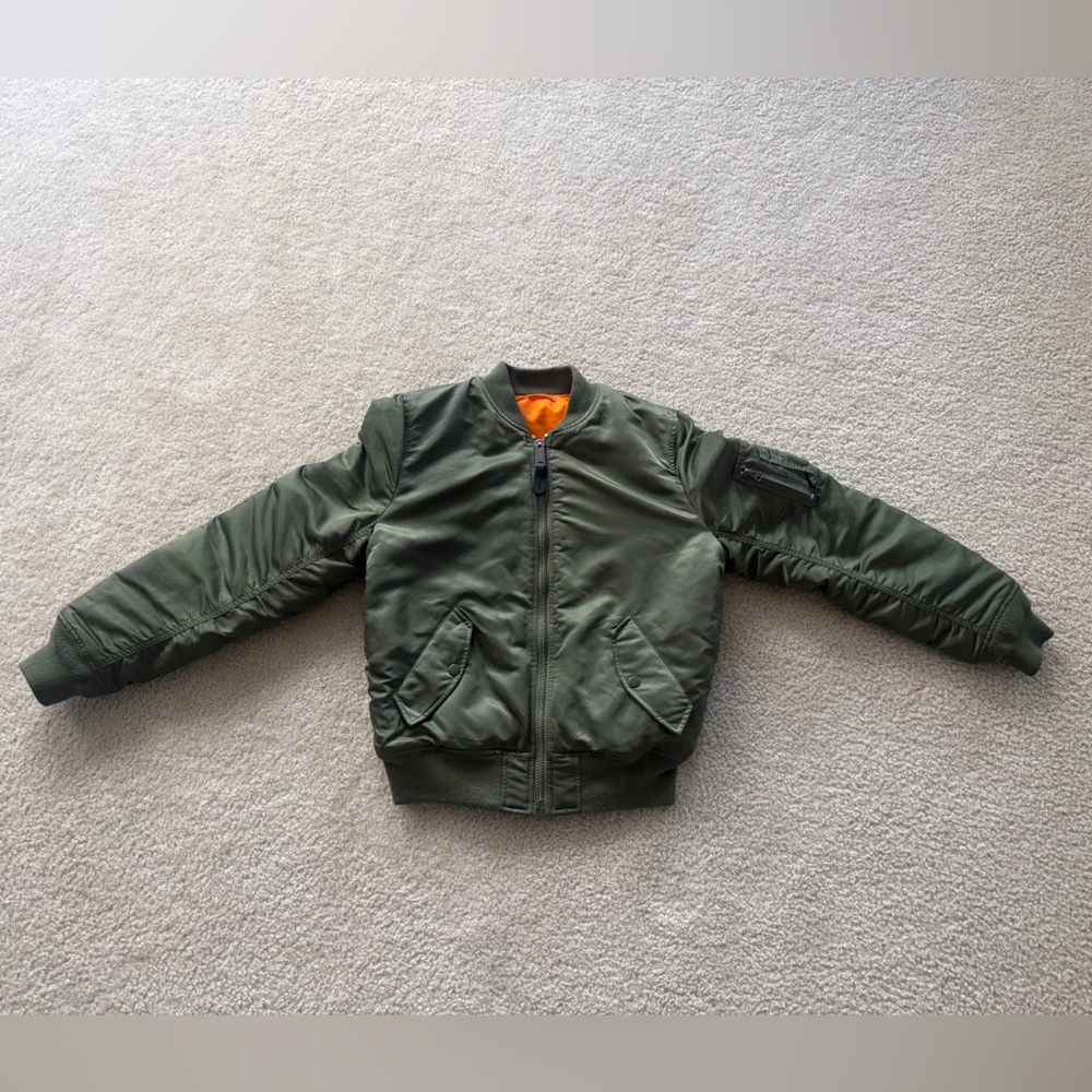 Alpha Industries Olive Bomber Jacket